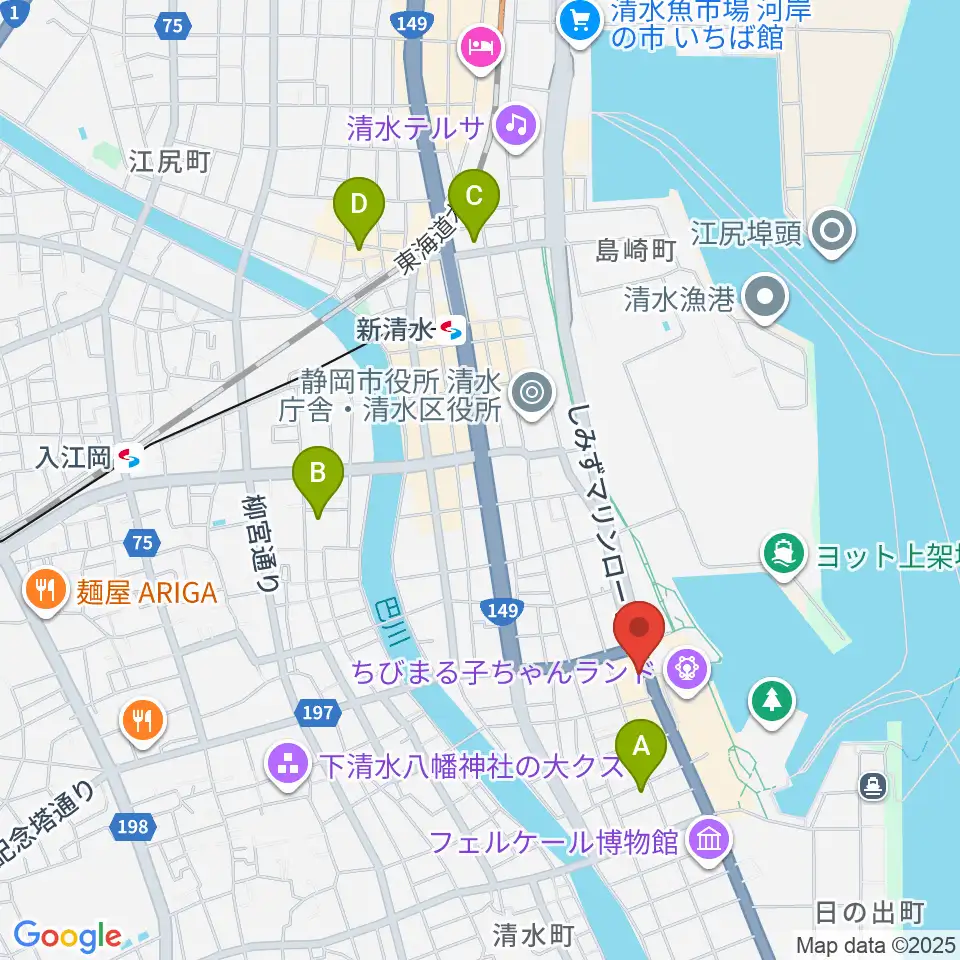 SOUND SHOWER ark周辺のホテル一覧地図