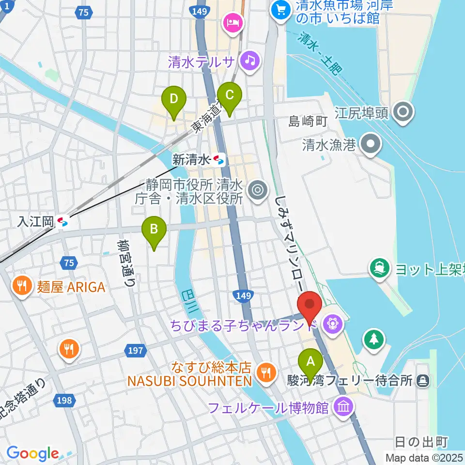 SOUND SHOWER ark周辺のホテル一覧地図