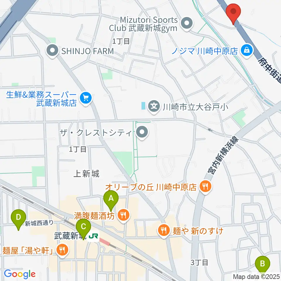 サンフォニックス周辺のホテル一覧地図