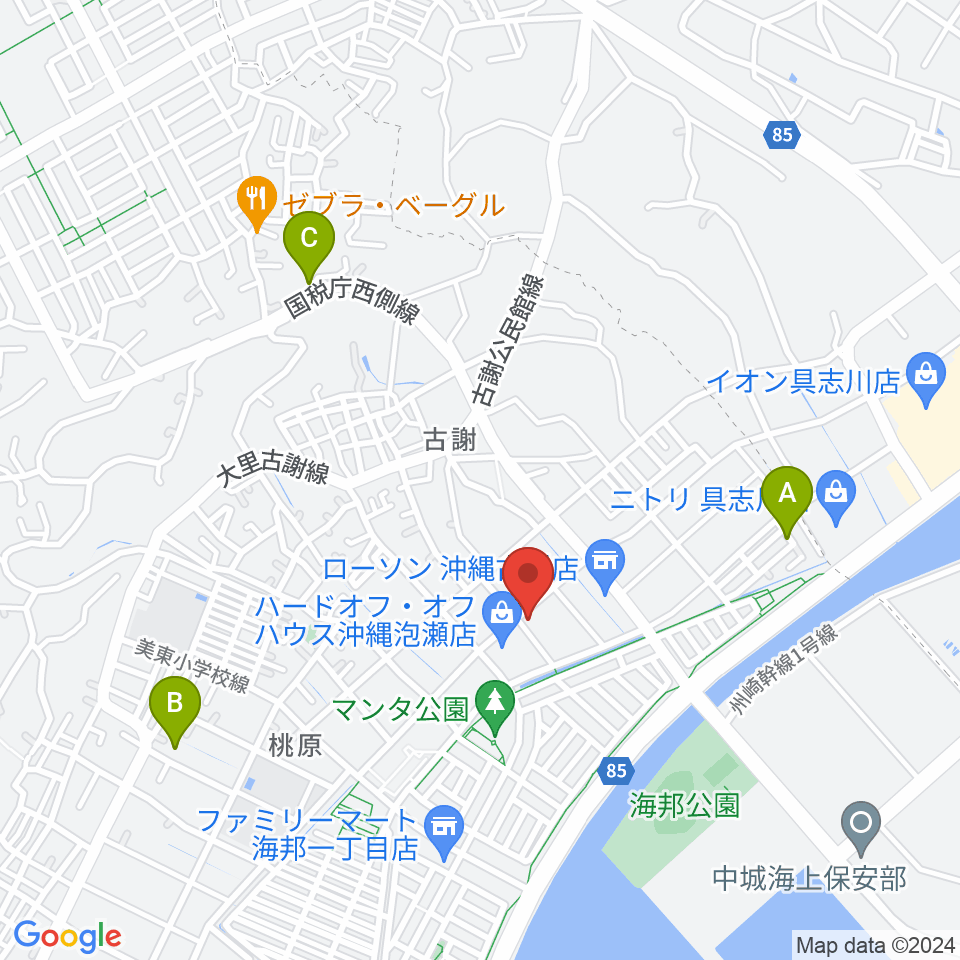 イガルーサウンドスタジオ周辺のホテル一覧地図