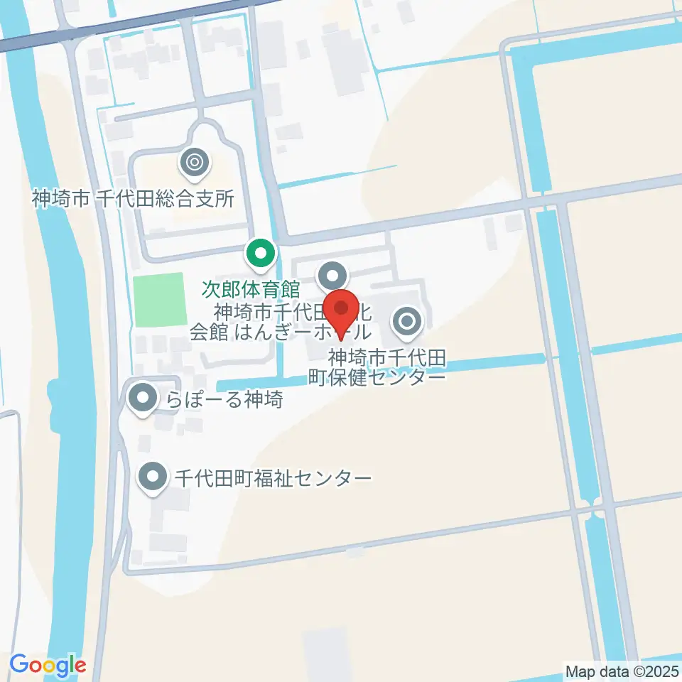 神埼市千代田文化会館 はんぎーホール周辺のホテル一覧地図