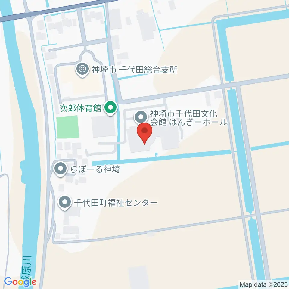 神埼市千代田文化会館 はんぎーホール周辺のホテル一覧地図
