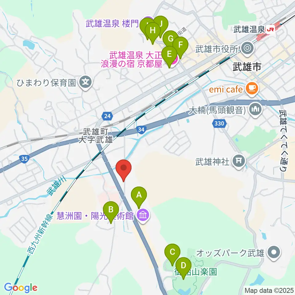 スタジオインプット周辺のホテル一覧地図