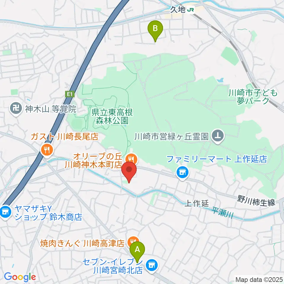 studio home周辺のホテル一覧地図