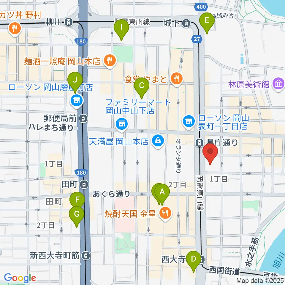 ルネスホール周辺のホテル一覧地図