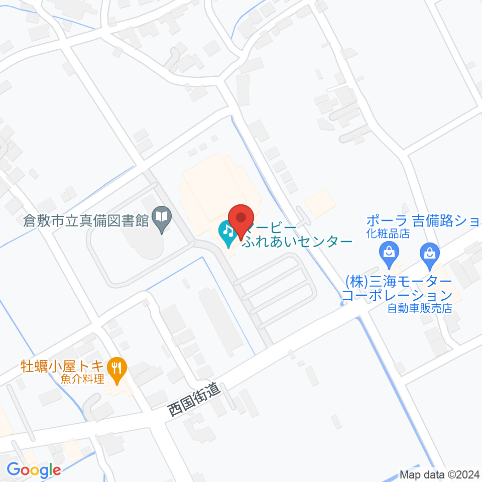 マービーふれあいセンター周辺のホテル一覧地図