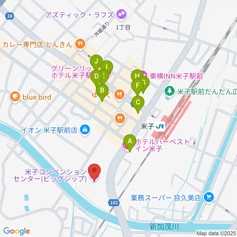 米子コンベンションセンター BiG SHiP周辺のホテル一覧地図
