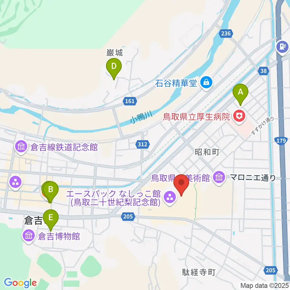 エースパック未来中心周辺のホテル一覧地図
