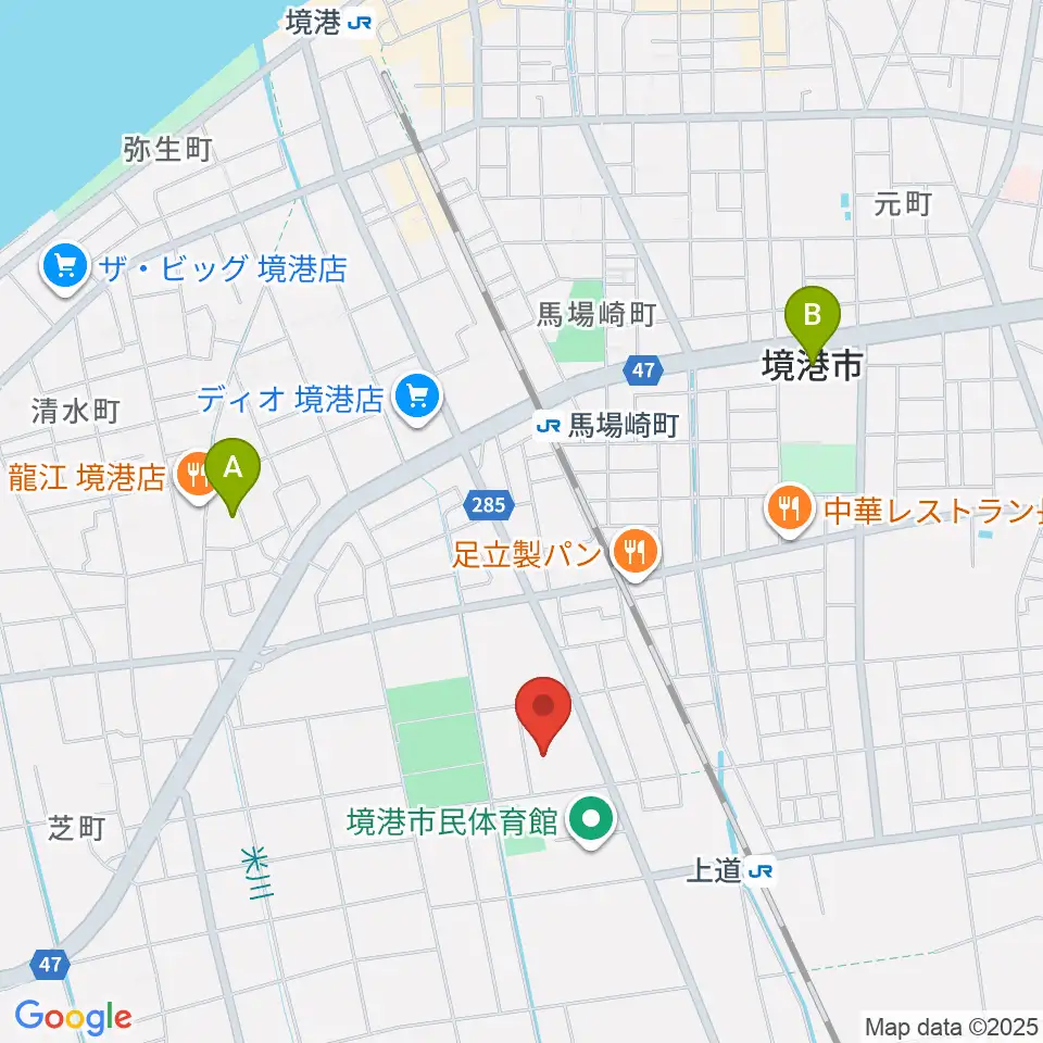 境港市文化ホール周辺のホテル一覧地図