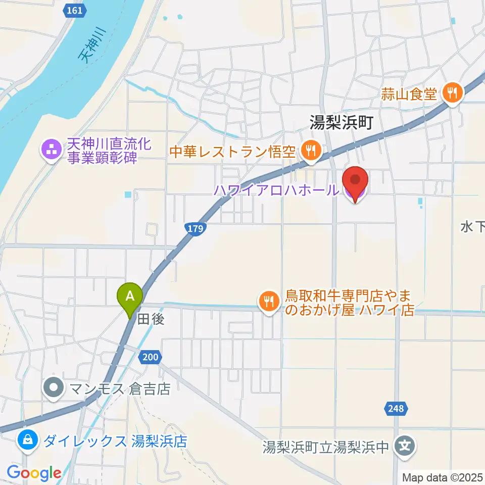 ハワイアロハホール周辺のホテル一覧地図
