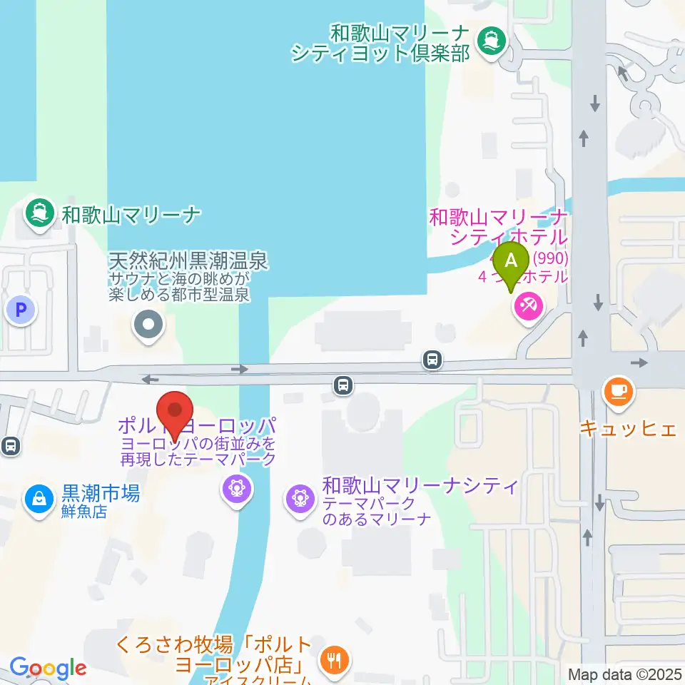 アドベンチャーホール周辺のホテル一覧地図