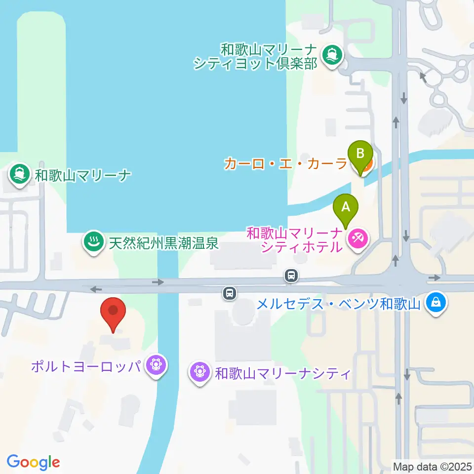 アドベンチャーホール周辺のホテル一覧地図
