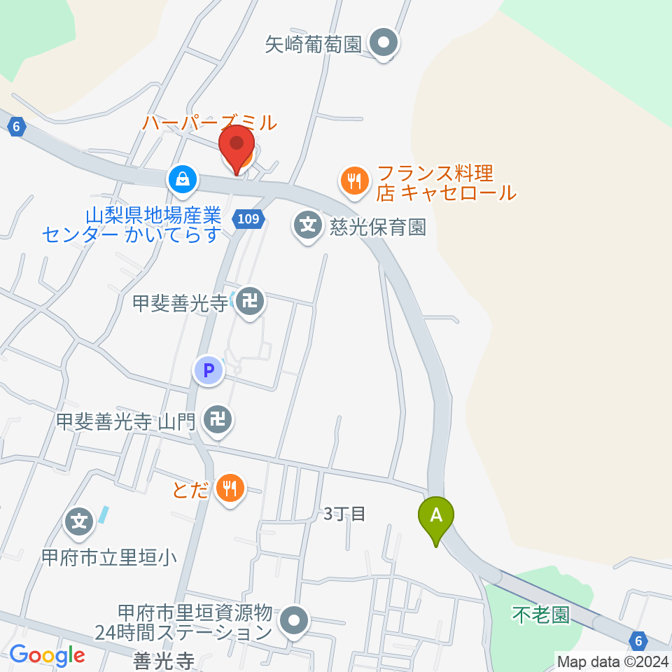 ハーパーズミル周辺のホテル一覧地図