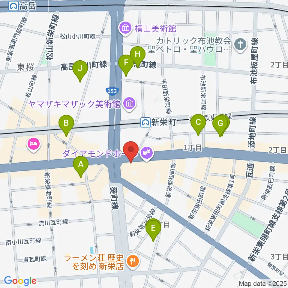 新栄OTIS'周辺のホテル一覧地図