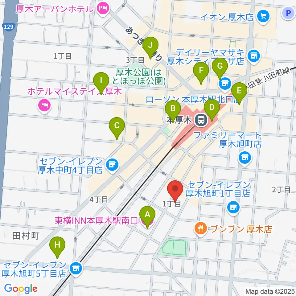 ギタートレーダーズ周辺のホテル一覧地図