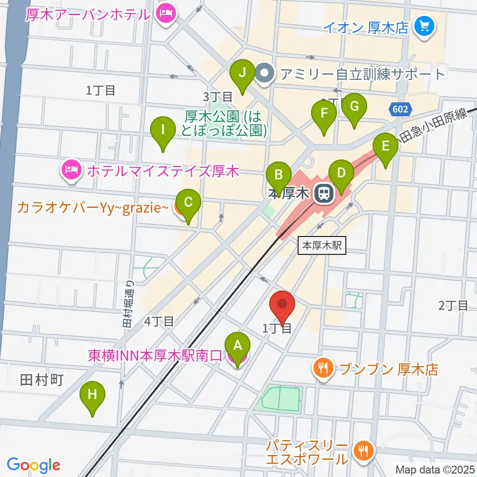 ギタートレーダーズ周辺のホテル一覧地図