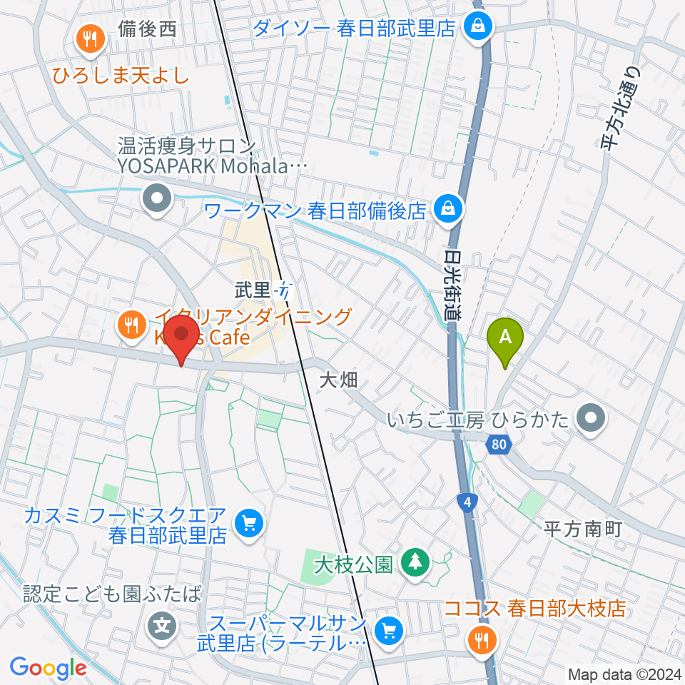 小宅楽器周辺のホテル一覧地図