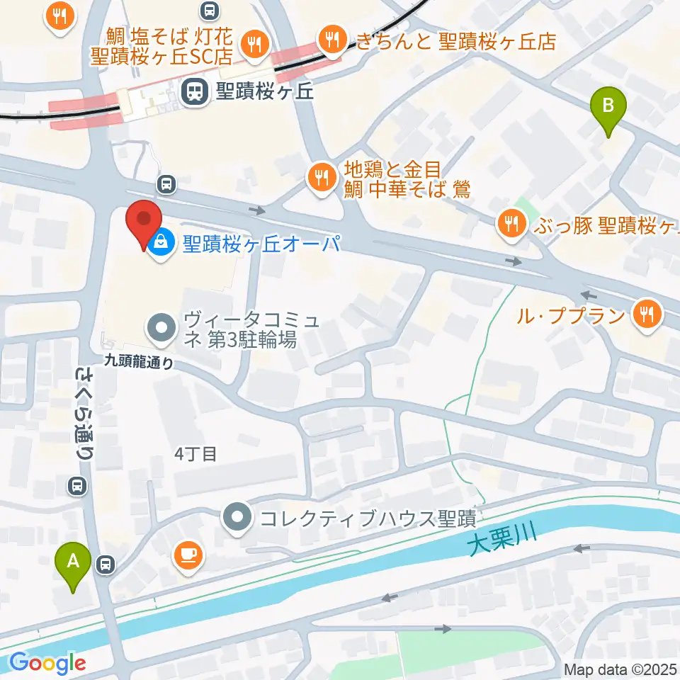 関戸公民館周辺のホテル一覧地図