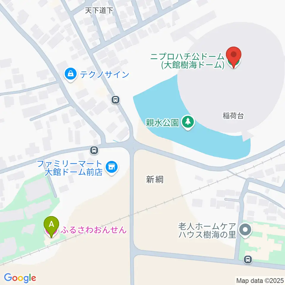 ニプロハチ公ドーム周辺のホテル一覧地図