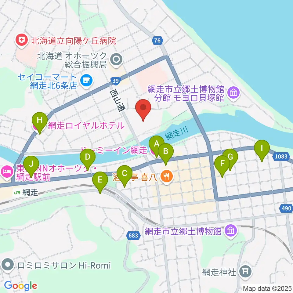 エコーセンター2000周辺のホテル一覧地図
