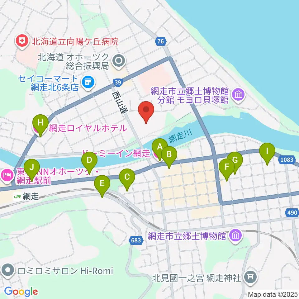 エコーセンター2000周辺のホテル一覧地図