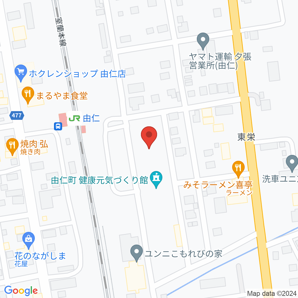 由仁町文化交流館 ふれーる周辺のホテル一覧地図