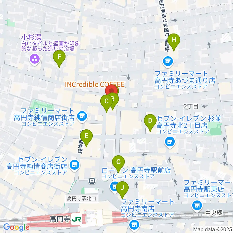 AVガレージ 中古楽器店周辺のホテル一覧地図