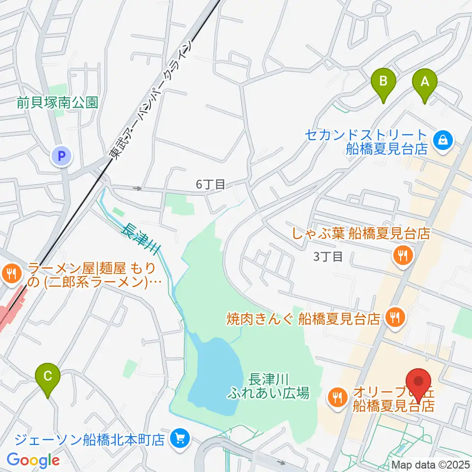 堀之内ピアノ調律事務所周辺のホテル一覧地図