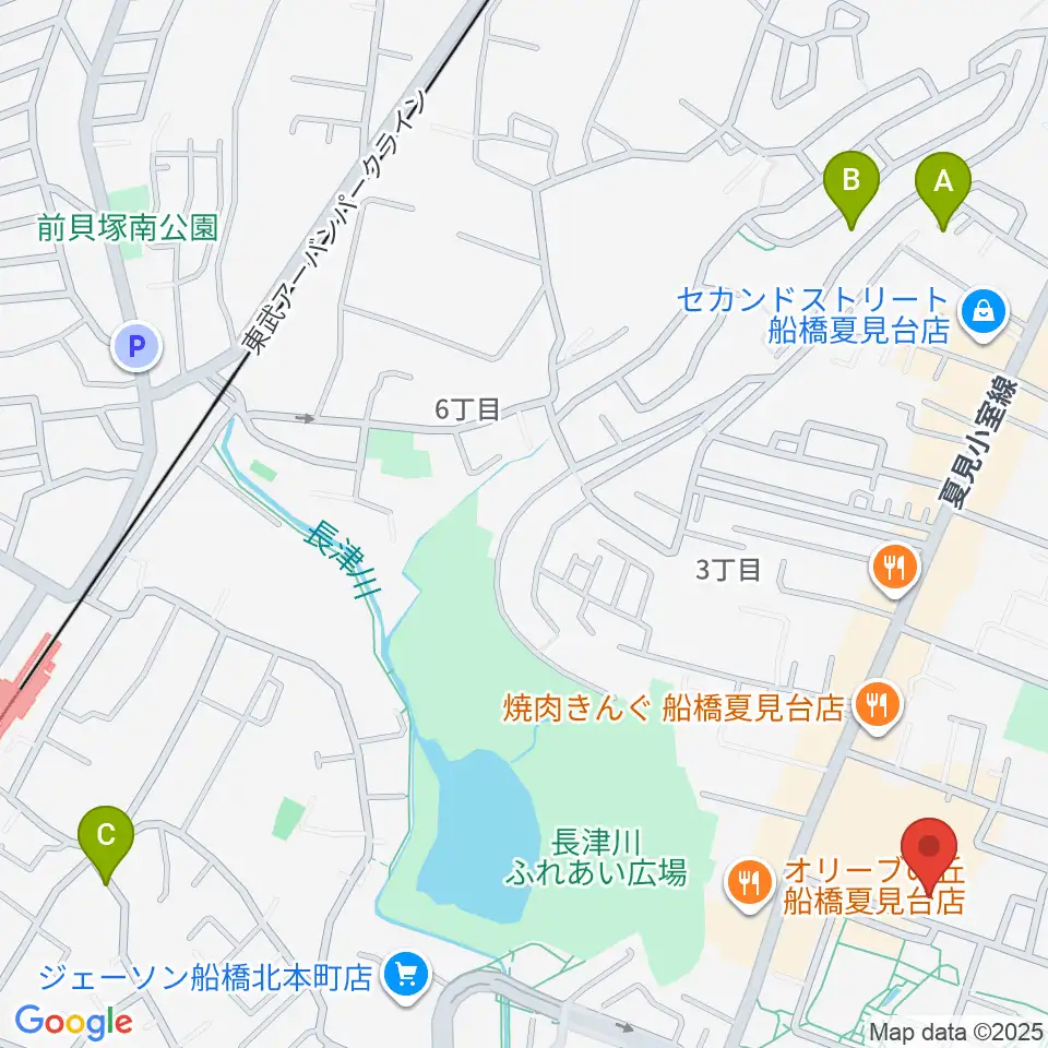 堀之内ピアノ調律事務所周辺のホテル一覧地図