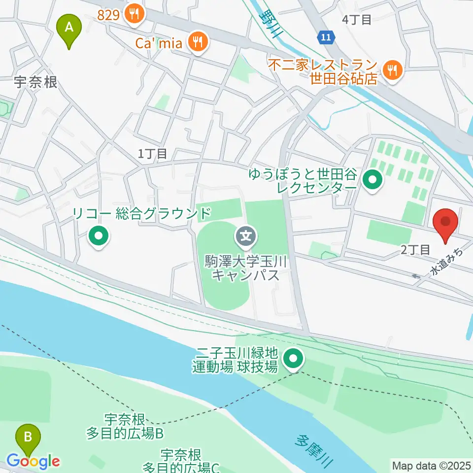 スタジオサウンドダリ周辺のホテル一覧地図