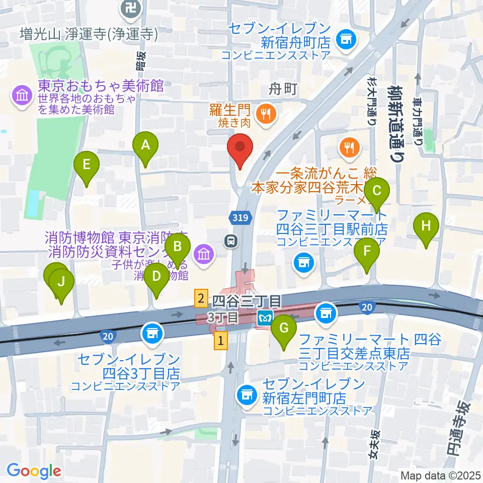 四谷ソケースロック周辺のホテル一覧地図