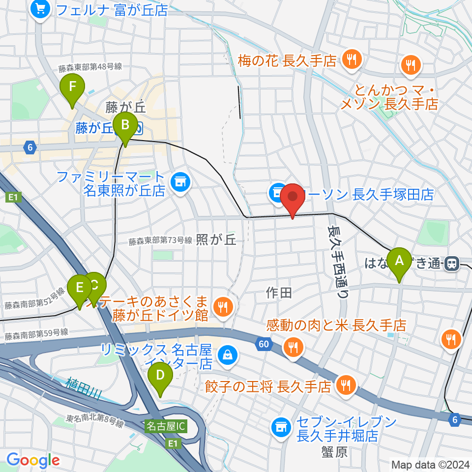 ウィークエンドスタジオ周辺のホテル一覧地図