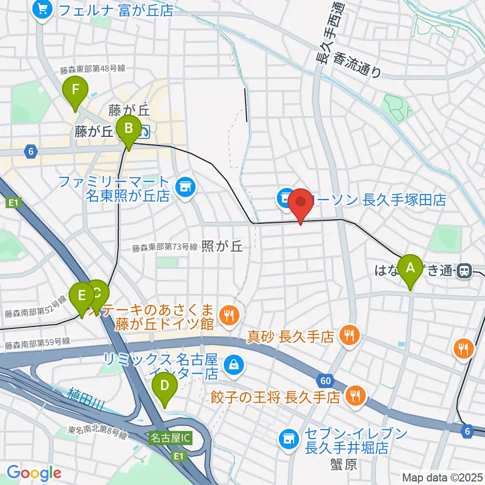 ウィークエンドスタジオ周辺のホテル一覧地図