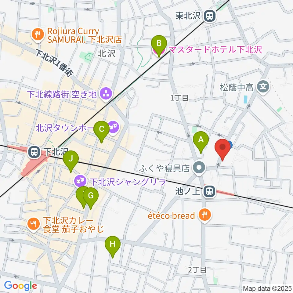 タカギズ・ホーム周辺のホテル一覧地図