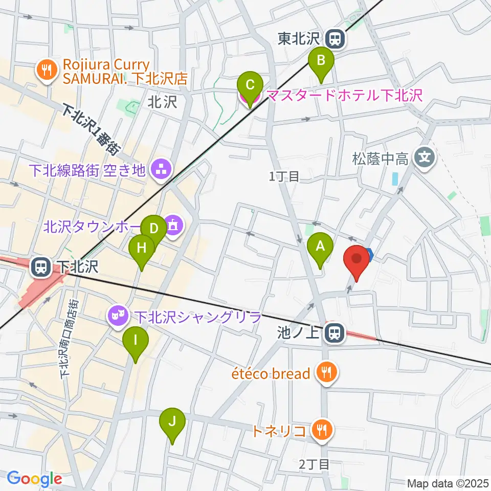 タカギズ・ホーム周辺のホテル一覧地図