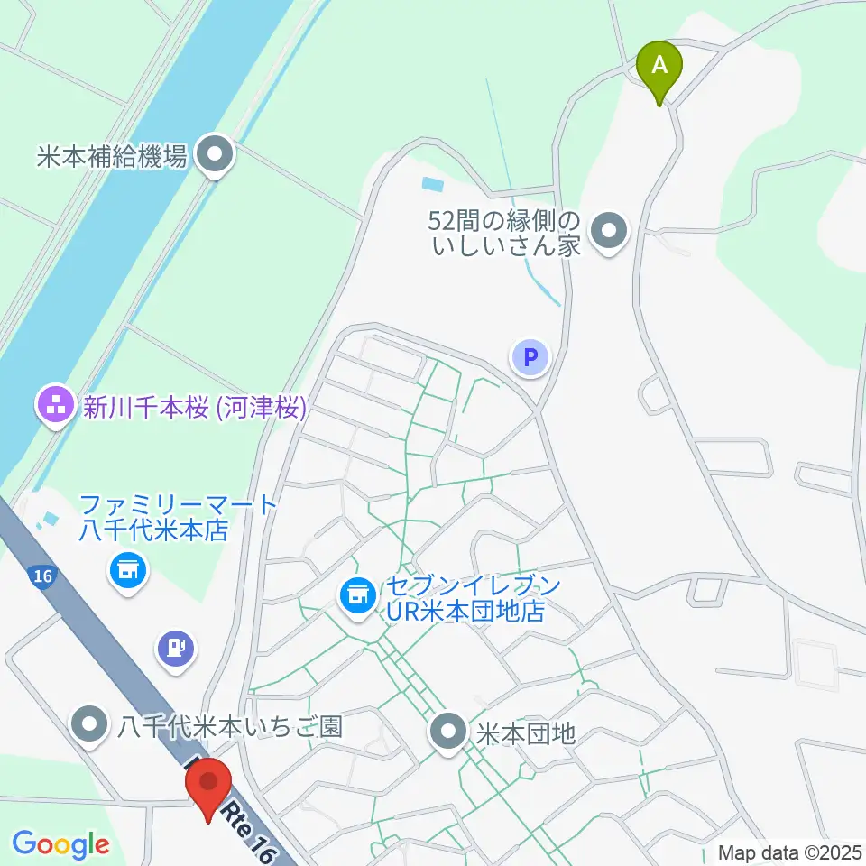 島村楽器ピアノショールーム八千代店周辺のホテル一覧地図