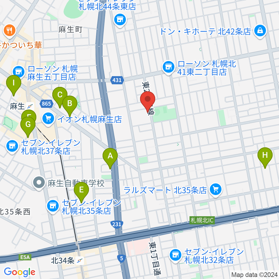 スタジオタイラー周辺のホテル一覧地図