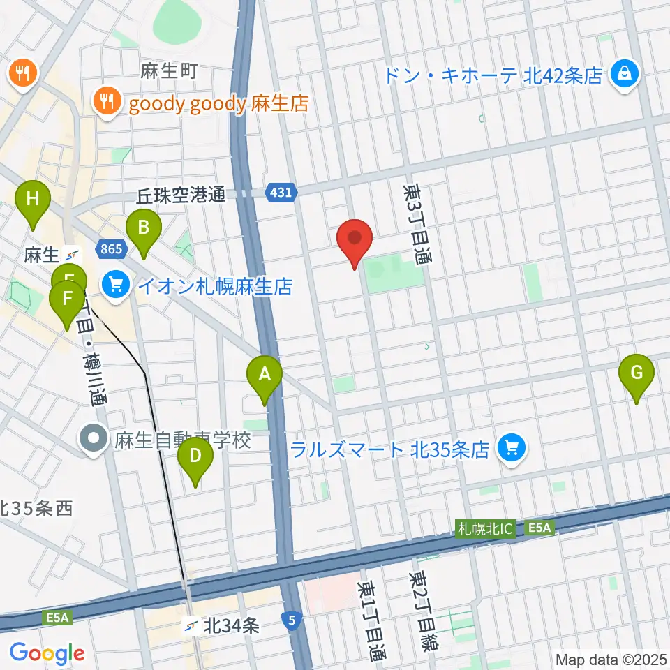 スタジオタイラー周辺のホテル一覧地図