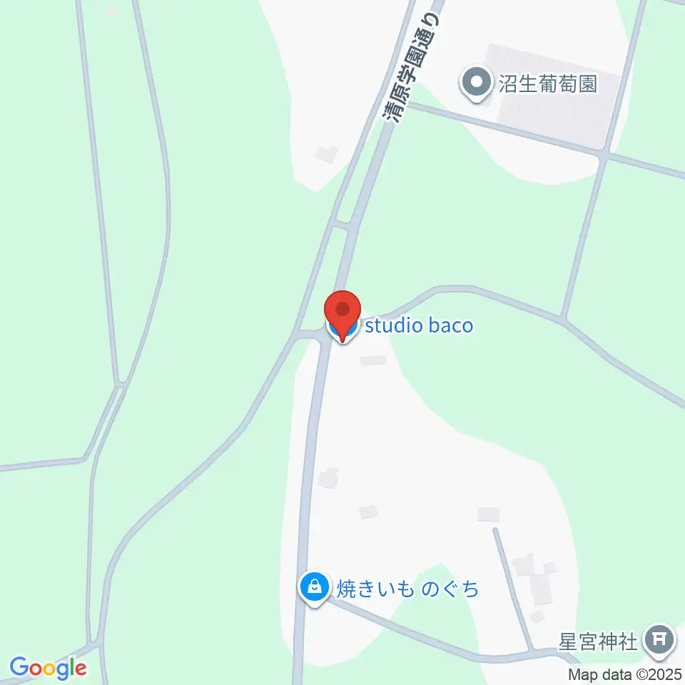 スタジオバコ周辺のホテル一覧地図