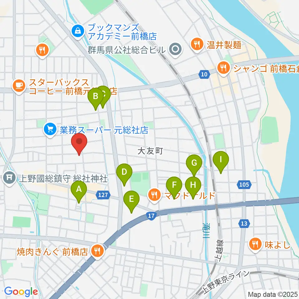 夢スタジオ周辺のホテル一覧地図