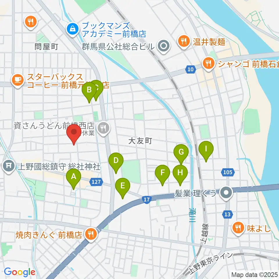 夢スタジオ周辺のホテル一覧地図