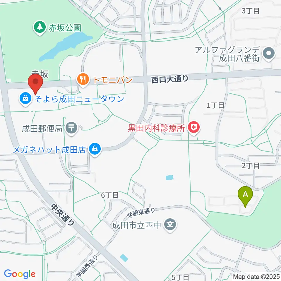 島村楽器 成田ボンベルタ店周辺のホテル一覧地図