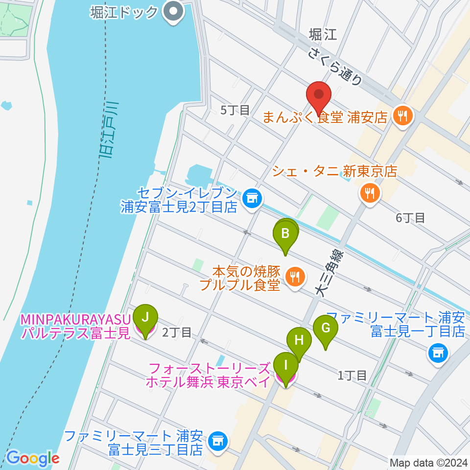 STUDIO NOB周辺のホテル一覧地図