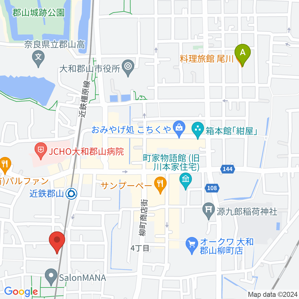 NMGレコーディングスタジオ周辺のホテル一覧地図