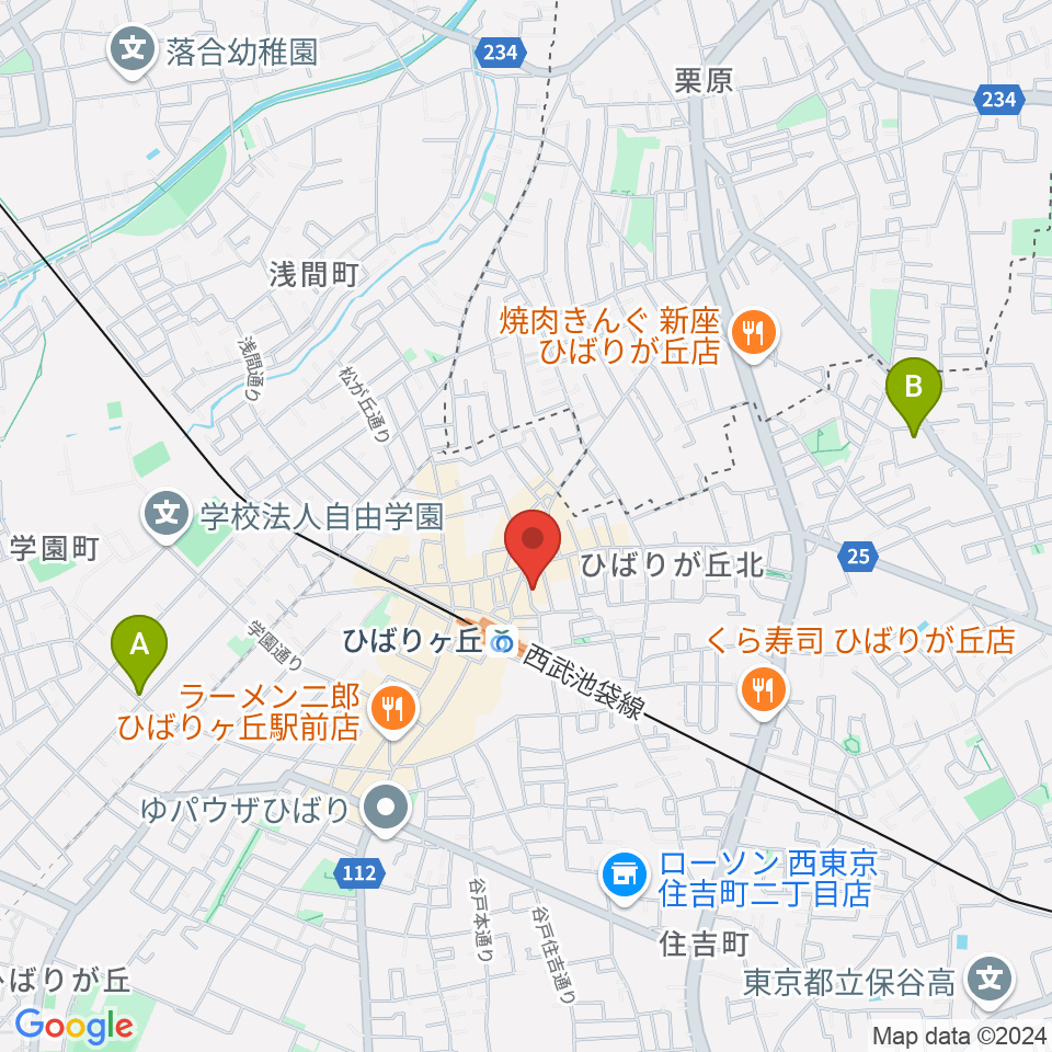 STUDIO VITO周辺のホテル一覧地図