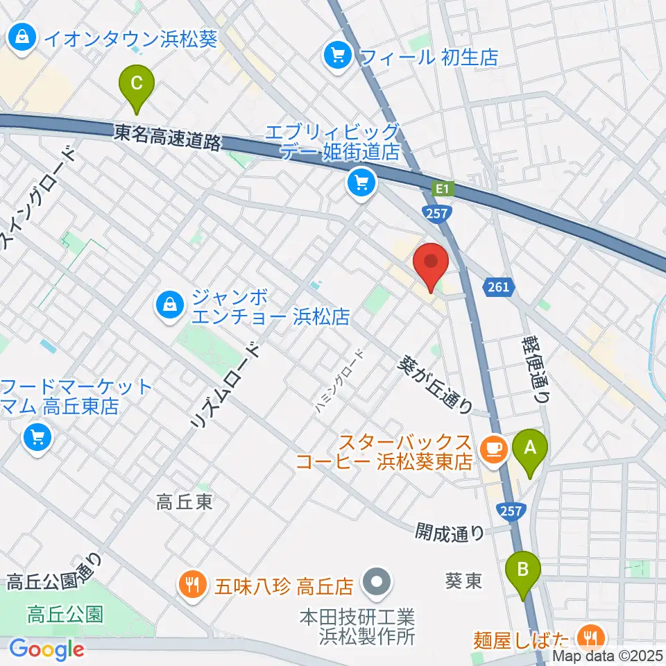 アオイ楽器店 葵町センター周辺のホテル一覧地図