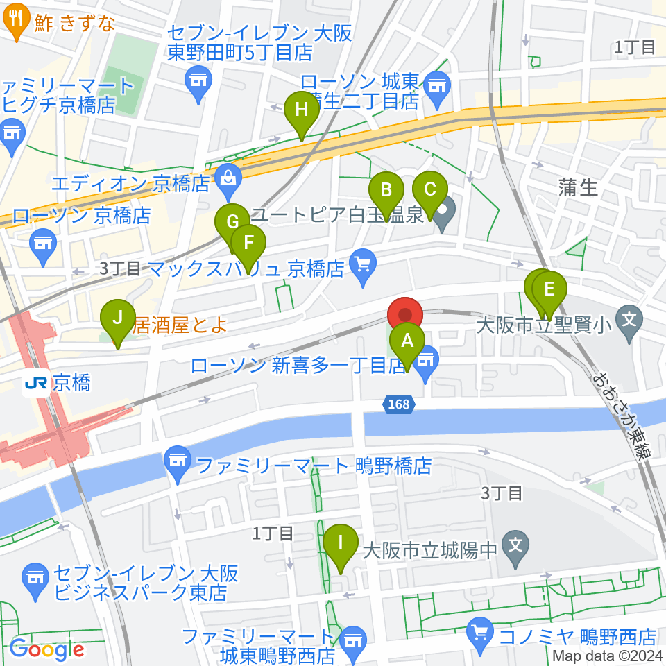 STEEL BOX周辺のホテル一覧地図