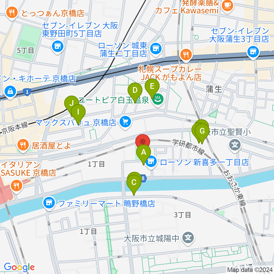 STEEL BOX周辺のホテル一覧地図