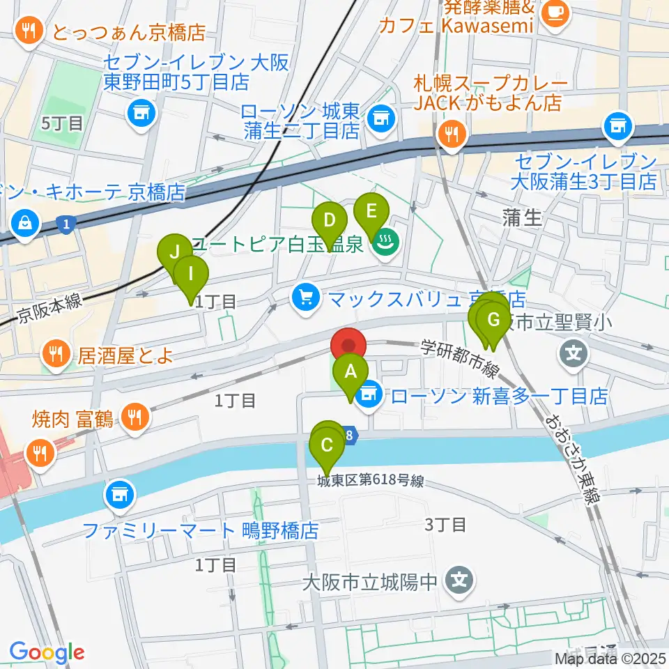 STEEL BOX周辺のホテル一覧地図