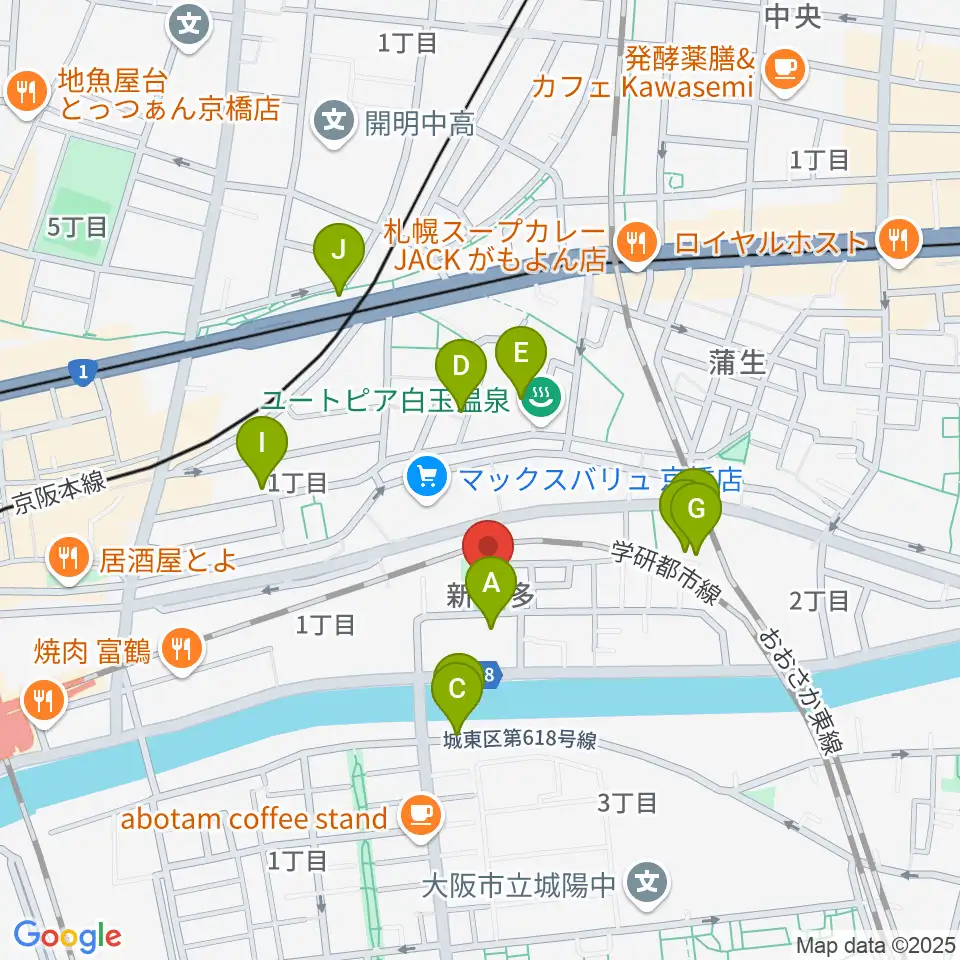 STEEL BOX周辺のホテル一覧地図